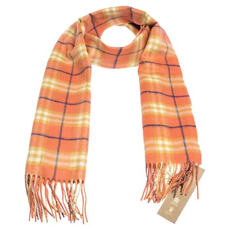 orange burberry scarf|Burberry scarf vs real.